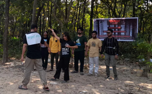 গাছ কেটেছে কারা জানেন না উপাচার্য